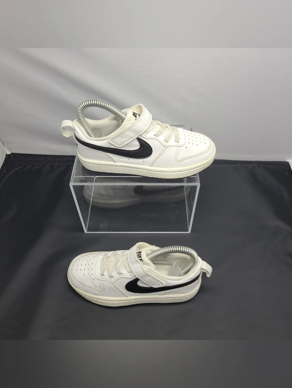 Nike Court Borough Low Recraft White Blk Preschool Casual kids Toddler size 11C